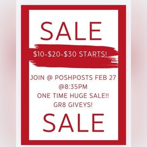 Live Notice!l Like this listing2be notified of lives!join the fun! All NWT!